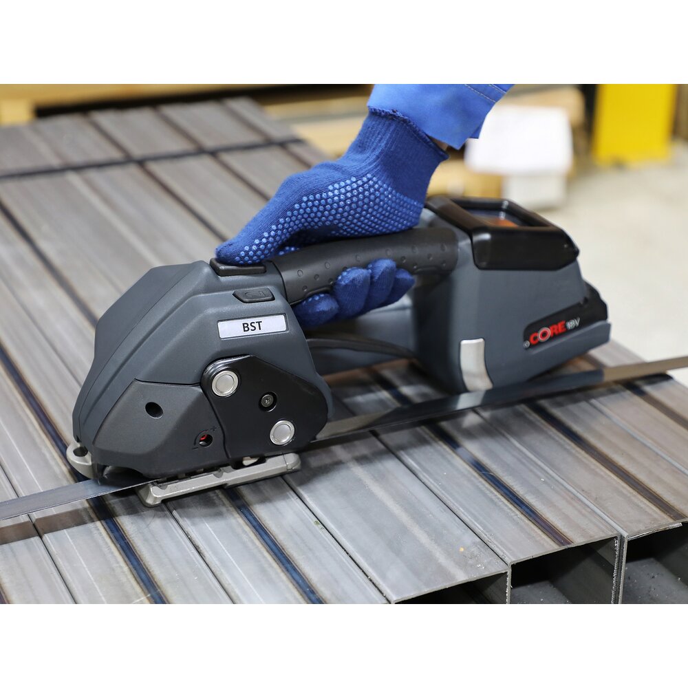 Signode-BST-akkutyökalu teräsvannesidontaan 