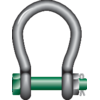 Leveäkitainen sakkeli, pussi Green pin G-4263