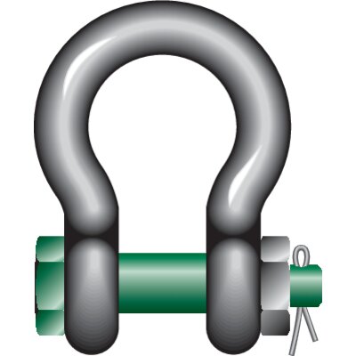 Шегел тип Омега с болт и заключващ шплент, марка GREEN PIN, модел G-4163